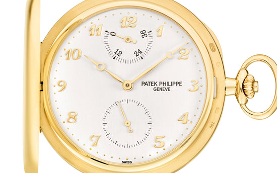 Patek Philippe Replica Watch Hunter-Case Pocket Watch, 18k Yellow Gold, 48mm, 983J-001