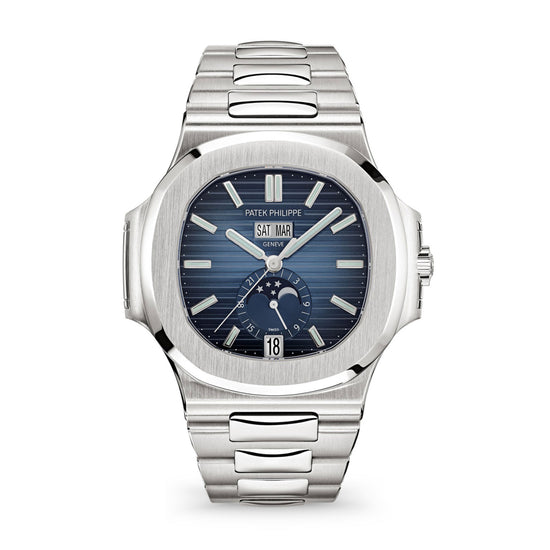 Patek Philippe Replica Watch Nautilus Annual Calendar, Moon Phases Watch, Stainless Steel, 40,5 mm, 5726/1A-014