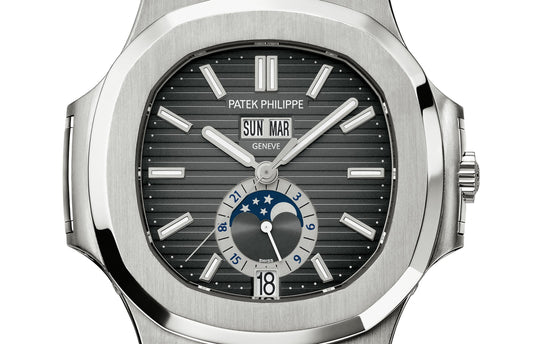 Patek Philippe Replica Watch Nautilus Annual Calendar, Moon Phases Watch, Stainless Steel, 40,5 mm, 5726A-001