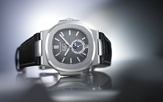 Patek Philippe Replica Watch Nautilus Annual Calendar, Moon Phases Watch, Stainless Steel, 40,5 mm, 5726A-001