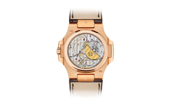 Patek Philippe Replica Watch Nautilus Date, Moon Phases Watch, 18k Rose Gold, 40mm, 5712R-001