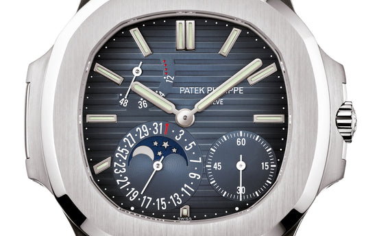 Patek Philippe Replica Watch Nautilus Date, Moon Phases Watch, Stainless Steel, 40mm, 5712/1A-001
