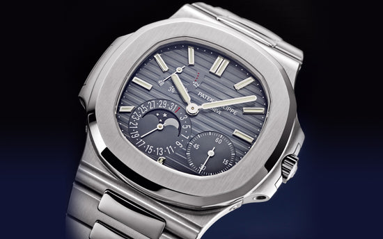 Patek Philippe Replica Watch Nautilus Date, Moon Phases Watch, Stainless Steel, 40mm, 5712/1A-001