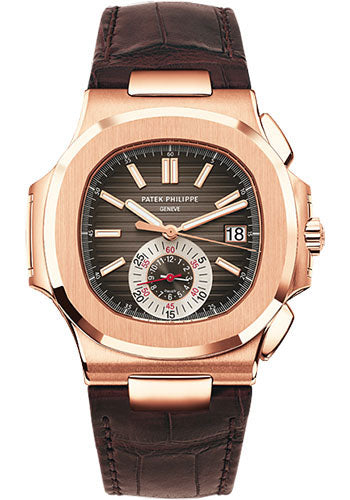 Patek Philippe Replica Watch Nautilus Flyback Chronograph, Date Watch, 18k Rose Gold, 40,5 mm, 5980R-001