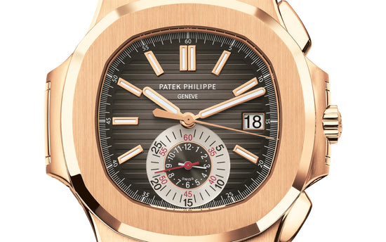 Patek Philippe Replica Watch Nautilus Flyback Chronograph, Date Watch, 18k Rose Gold, 40,5 mm, 5980R-001
