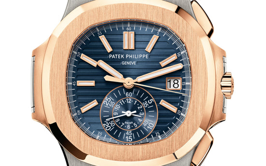 Patek Philippe Replica Watch Nautilus Flyback Chronograph, Date Watch, 18k Rose Gold and Stainless Steel, 40,5 mm, 5980/1AR-001