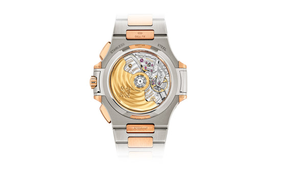 Patek Philippe Replica Watch Nautilus Flyback Chronograph, Date Watch, 18k Rose Gold and Stainless Steel, 40,5 mm, 5980/1AR-001