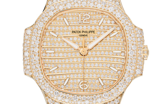 Patek Philippe Replica Watch Nautilus Haute Joaillerie Ladies Automatic Watch, 18K Rose Gold and Diamonds, 35,2mm, 7118/1450R-001