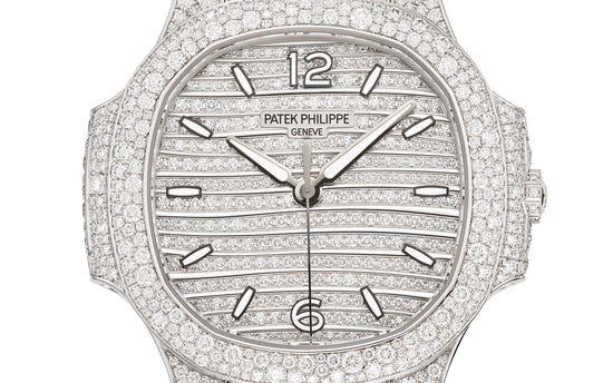 Patek Philippe Replica Watch Nautilus Haute Joaillerie Ladies Automatic Watch, 18K White Gold and Diamonds, 35,2mm, 7118/1450G-001
