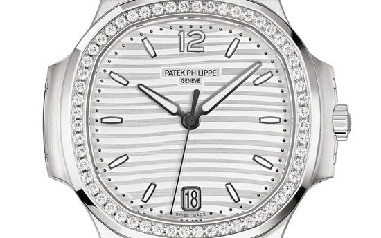Patek Philippe Replica Watch Nautilus Ladies Automatic Watch, Stainless Steel and Diamonds, 35,2mm, 7118/1200A-010