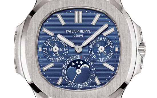 Patek Philippe Replica Watch Nautilus Perpetual Calendar Watch, 18k White Gold, 40mm, 5740/1G-001