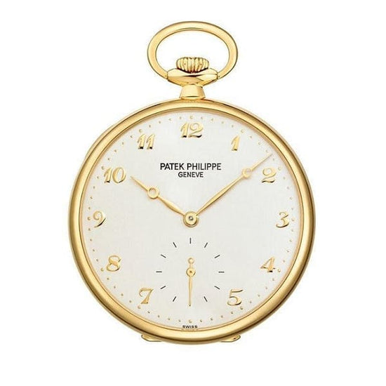 Patek Philippe Replica Watch Open-Face Pocket Watch, 18k Yellow Gold, 44mm, 973J-001