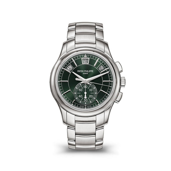Patek Philippe Replica Watch Sports Complication, Stainless Steel, Flyback Chronograph with Annual Calendar 42mm, 5905/1A-001