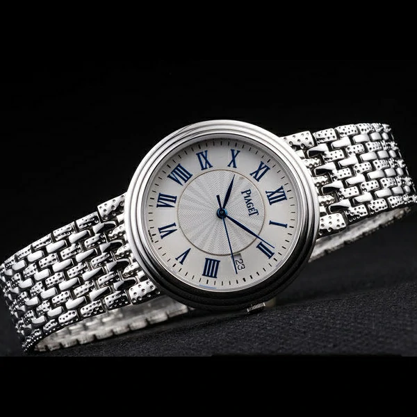 Piaget Dancer Stainless Steel Case Radial Emblem White Dial new58232