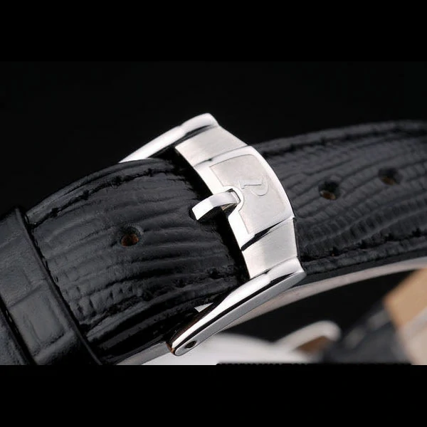 Piaget Traditional Black Checkered Dial Black Leather Strap new58999