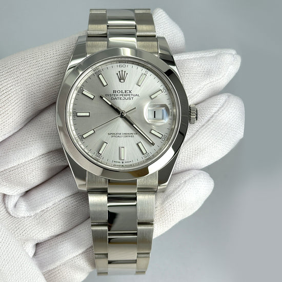Pre-owned 2022 Rolex Replica Watch Datejust 41 Oystersteel 126300-0003