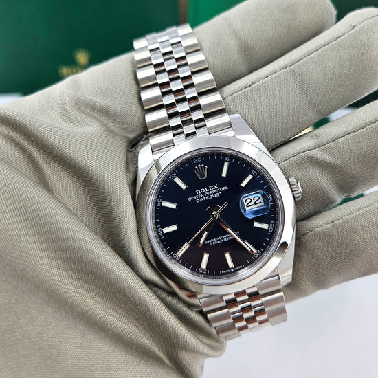 Pre-owned Rolex Replica Watch Datejust 41, Oystersteel, 41mm, Jubilee, 126300-0002