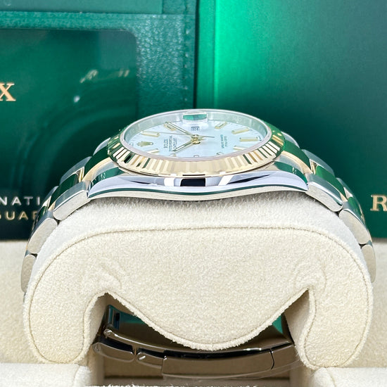 Pre-owned Rolex Replica Watch Datejust 41 Oystersteel and yellow gold 126333-0015