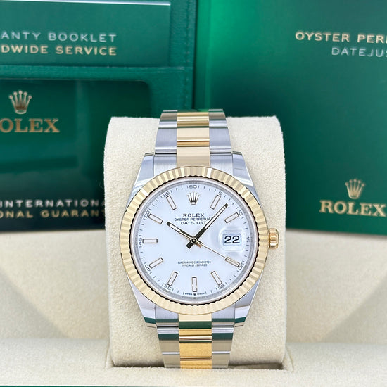Pre-owned Rolex Replica Watch Datejust 41 Oystersteel and yellow gold 126333-0015