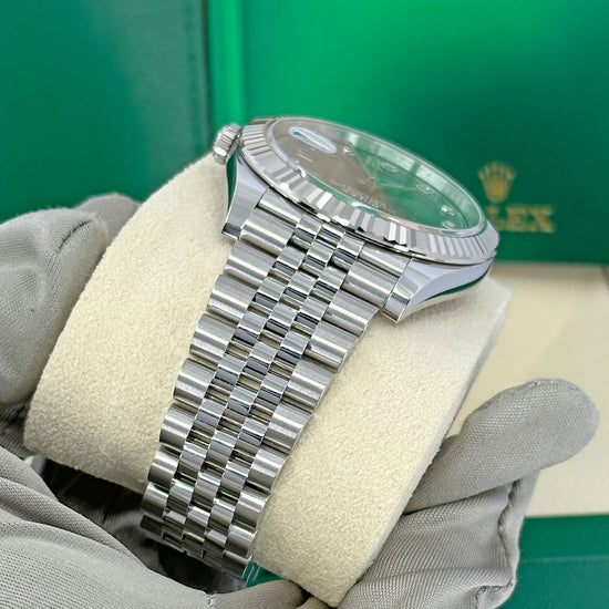 Pre-Owned Rolex Replica Watch Datejust 41, Slate diamond Dial, 41mm, 126334-0006 (2022/2023)
