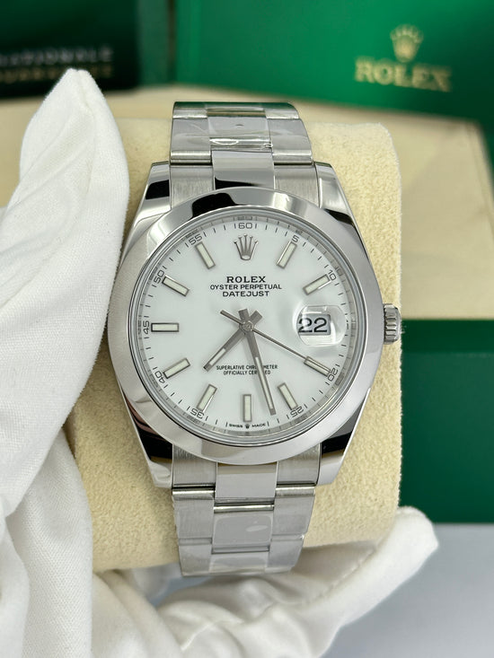 Pre-owned Rolex Replica Watch Datejust 41, Stainless Steel, 41mm, 126300-0005