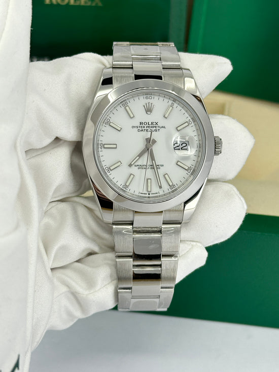 Pre-owned Rolex Replica Watch Datejust 41, Stainless Steel, 41mm, 126300-0005