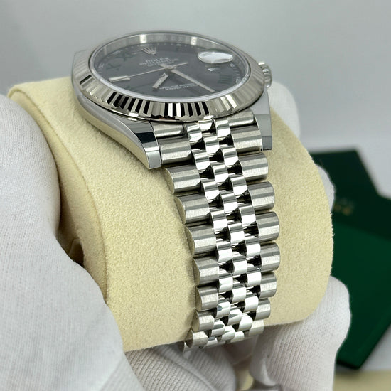 Pre-owned Rolex Replica Watch Datejust 41, Stainless Steel and 18k White Gold, 41mm, 126334-0022