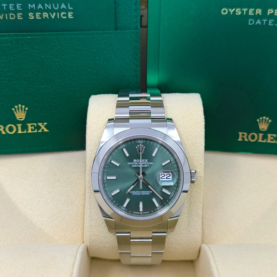 Pre-owned Rolex Replica Watch Datejust 41mm, Oystersteel, 126300-0019