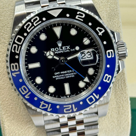 Pre-owned Rolex Replica Watch GMT-Master II, BATGIRL, Stainless Steel, 40mm, 126710blnr-0002
