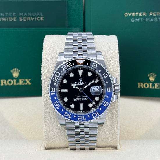 Pre-owned Rolex Replica Watch GMT-Master II, BATGIRL, Stainless Steel, 40mm, 126710blnr-0002