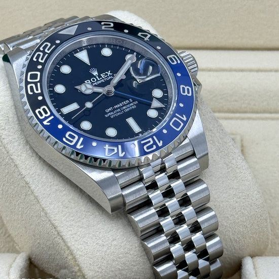Pre-owned Rolex Replica Watch GMT-Master II, BATGIRL, Stainless Steel, 40mm, 126710blnr-0002