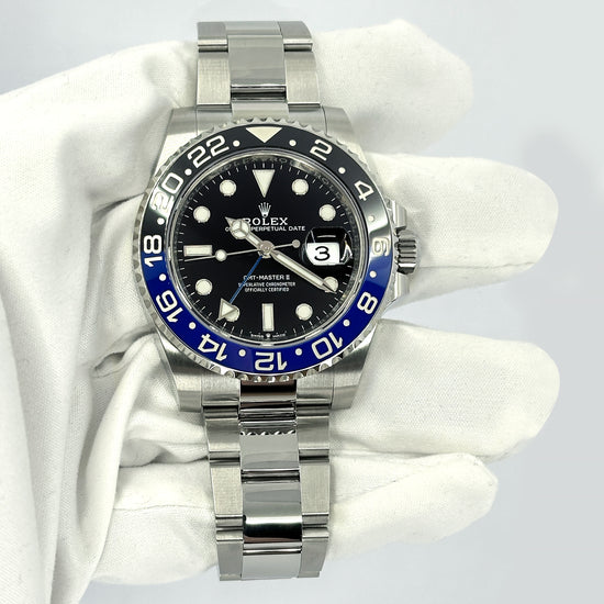 Pre-owned Rolex Replica Watch GMT-Master II Oystersteel 126710BLNR-0003