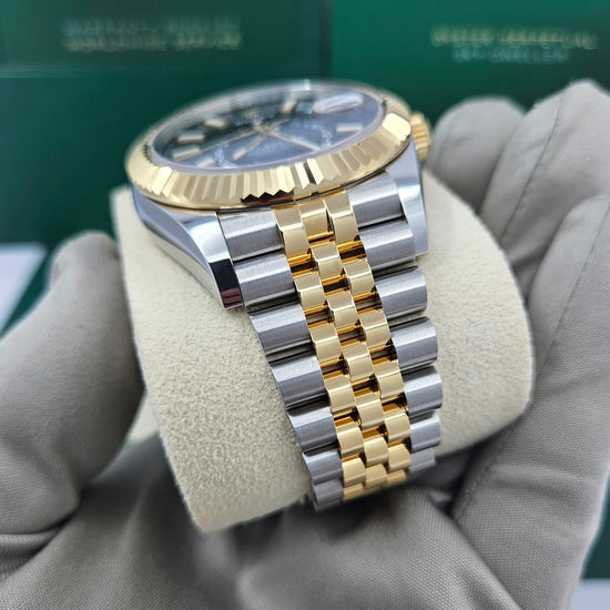 Pre-owned Rolex Replica Watch Sky-Dweller, 42mm, Oystersteel and 18k Yellow Gold, Black, Jubilee, 336933-0004