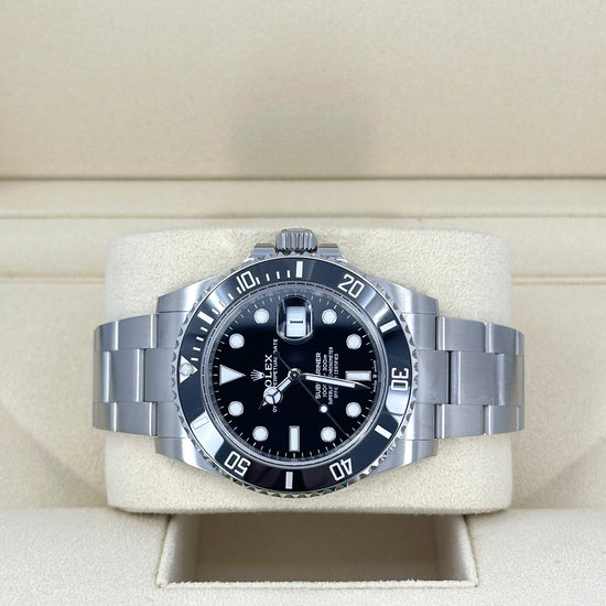 Pre-owned Rolex Replica Watch, Submariner Date 41, Stainless Steel, Black Ceramic, Black dial, 41mm, Oyster, 126610ln-0001