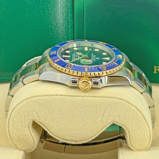 Pre-owned Rolex Replica Watch Submariner Date Bluesy, 126613LB, Two-Tone, Mint, Complete