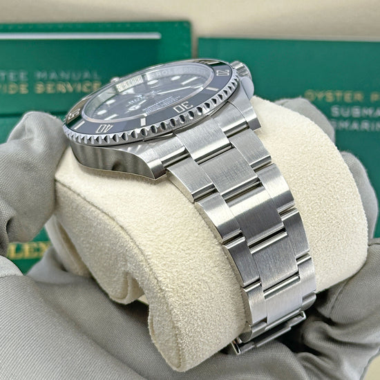 Pre-owned Rolex Replica Watch Submariner No Date 41, Stainless Steel, Black dial, 124060-0001