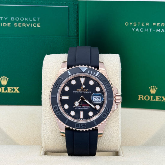 Pre-owned Rolex Replica Watch Yacht-Master 40, 18k Everose Gold, 40mm, 126655-0002