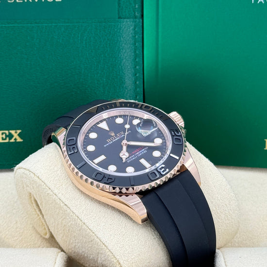 Pre-owned Rolex Replica Watch Yacht-Master 40, 18k Everose Gold, 40mm, 126655-0002