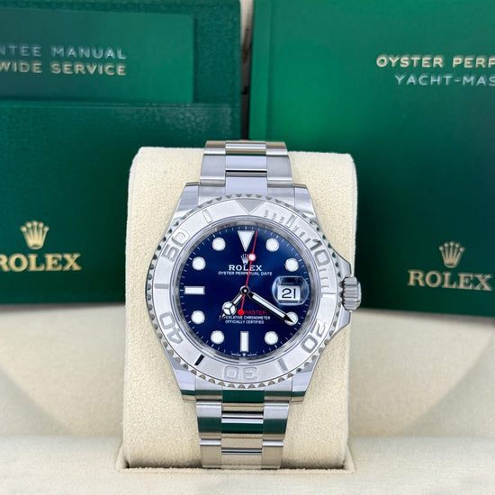 Pre-owned Rolex Replica Watch Yacht-Master 40 Mint Blue Dial Oyster 126622-0002