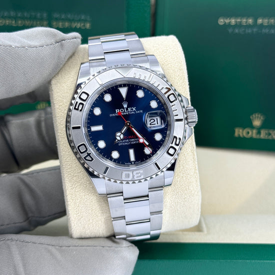 Pre-owned Rolex Replica Watch Yacht-Master 40 Mint Blue Dial Oyster 126622-0002