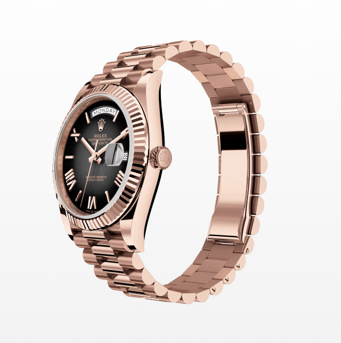 Replica 2024 Rolex Day-Date Rose gold 40MM Watch