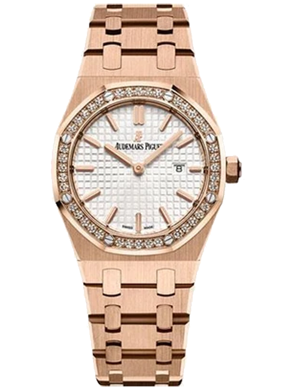 Replica Audemars Piguet Ladies Collection Royal Oak Quartz Watch 67651OR.ZZ.1261OR.01