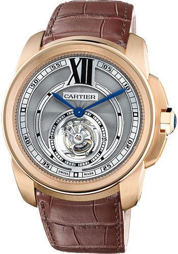 Replica Cartier Calibre de Cartier Flying Tourbillon Watch W7100002