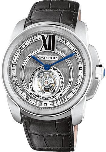 Replica Cartier Calibre de Cartier Flying Tourbillon Watch W7100003