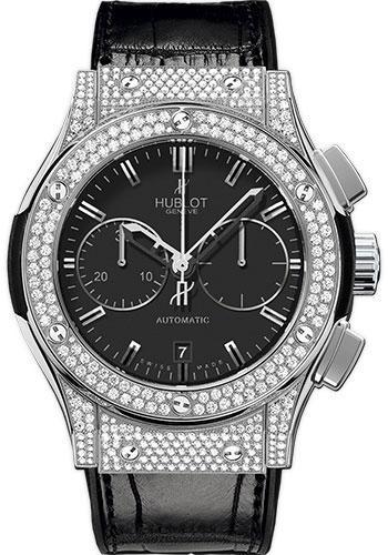Replica Hublot Classic Fusion 45mm Chronograph Titanium Watch 521.NX.1170.LR.1704