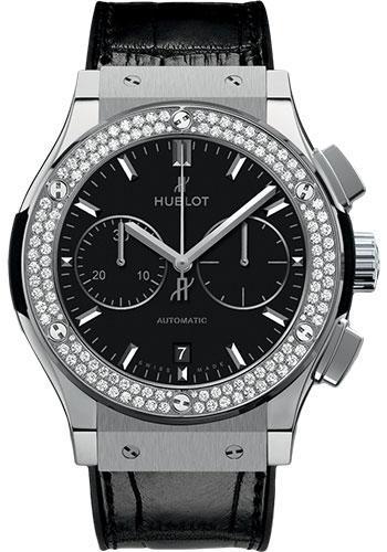 Replica Hublot Classic Fusion 45mm Chronograph Titanium Watch 521.NX.1171.LR.1104