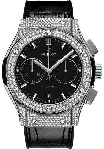 Replica Hublot Classic Fusion 45mm Chronograph Titanium Watch 521.NX.1171.LR.1704