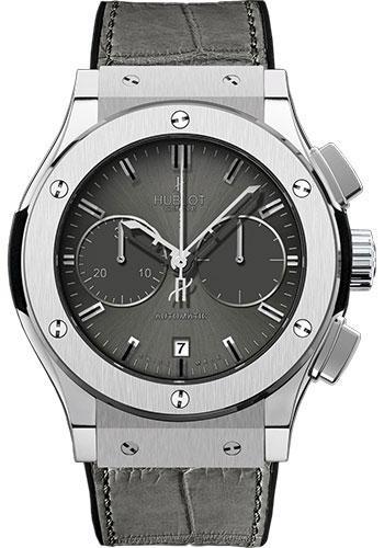 Replica Hublot Classic Fusion 45mm Chronograph Titanium Watch 521.NX.7070.LR