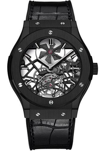 Replica Hublot Classic Fusion 45mm Skeleton Tourbillon Watch 505.CM.0140.LR