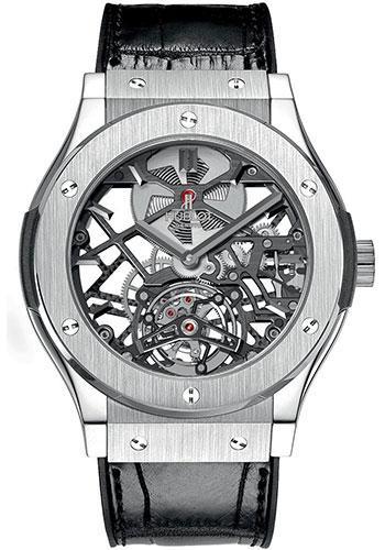 Replica Hublot Classic Fusion 45mm Skeleton Tourbillon Watch  505.NX.0170.LR